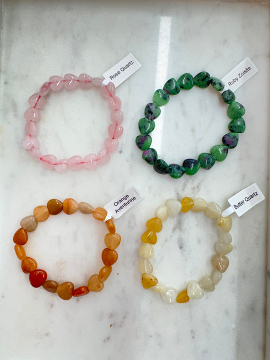 Heart shaped Crystal bracelets
