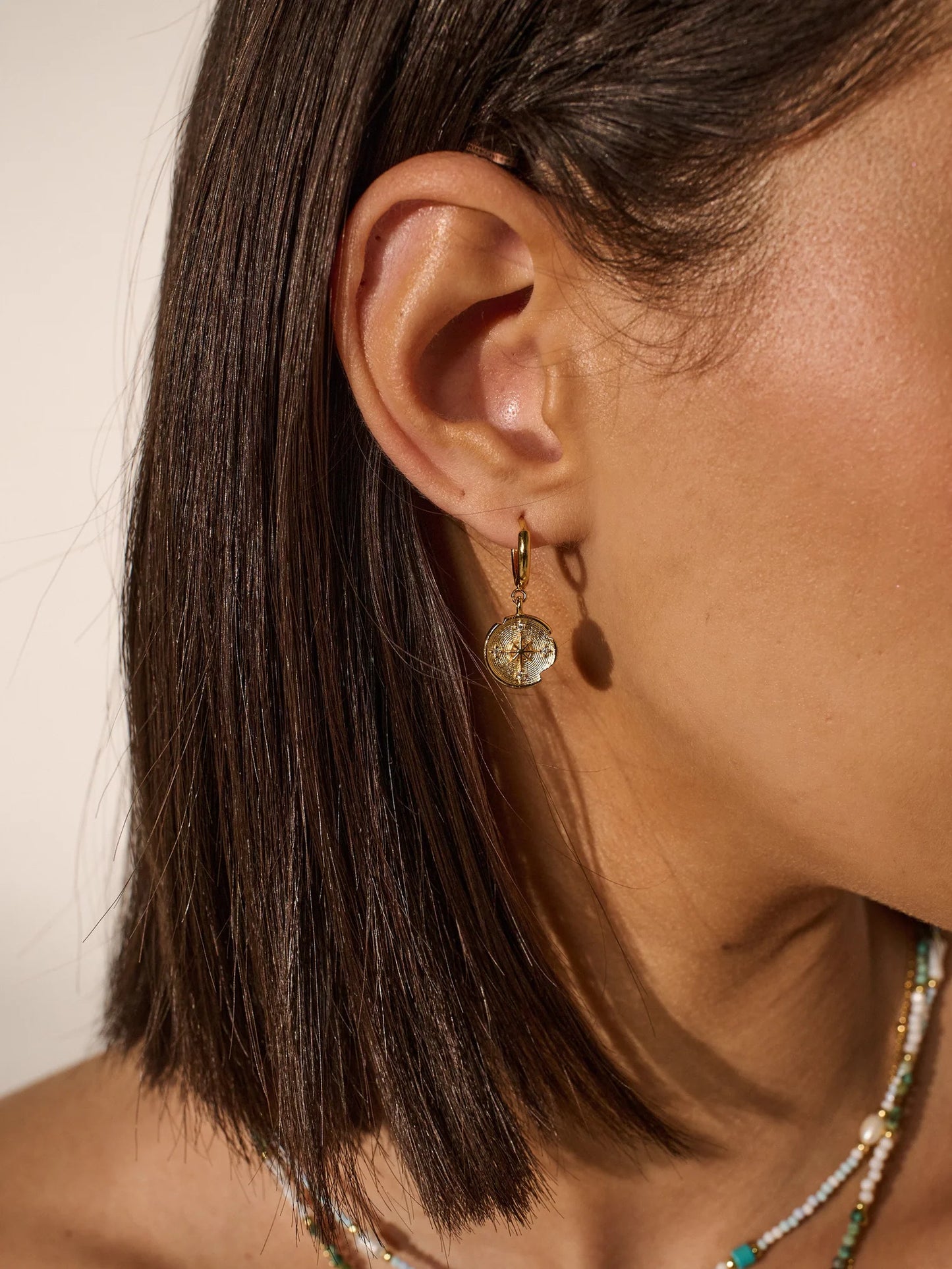 Eclipse 18K Gold Plated Earrings