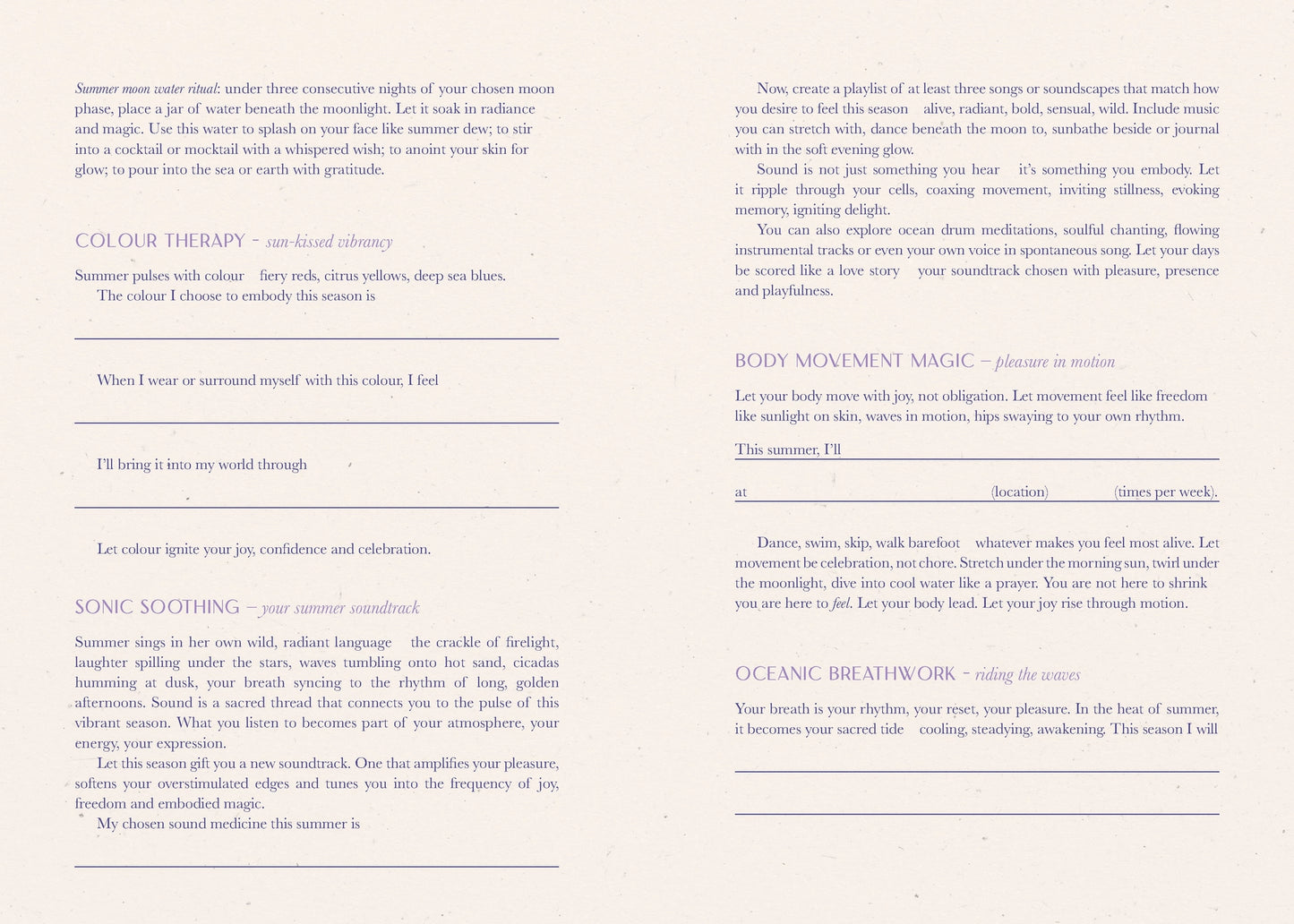 2027 Moon Goddess Diary - Southern Hemisphere