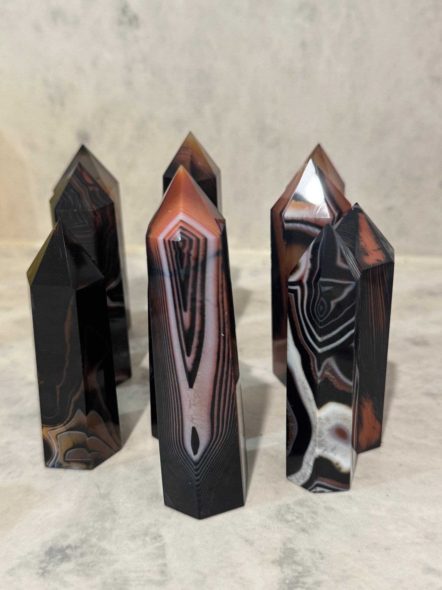 Sardonyx Agate Points