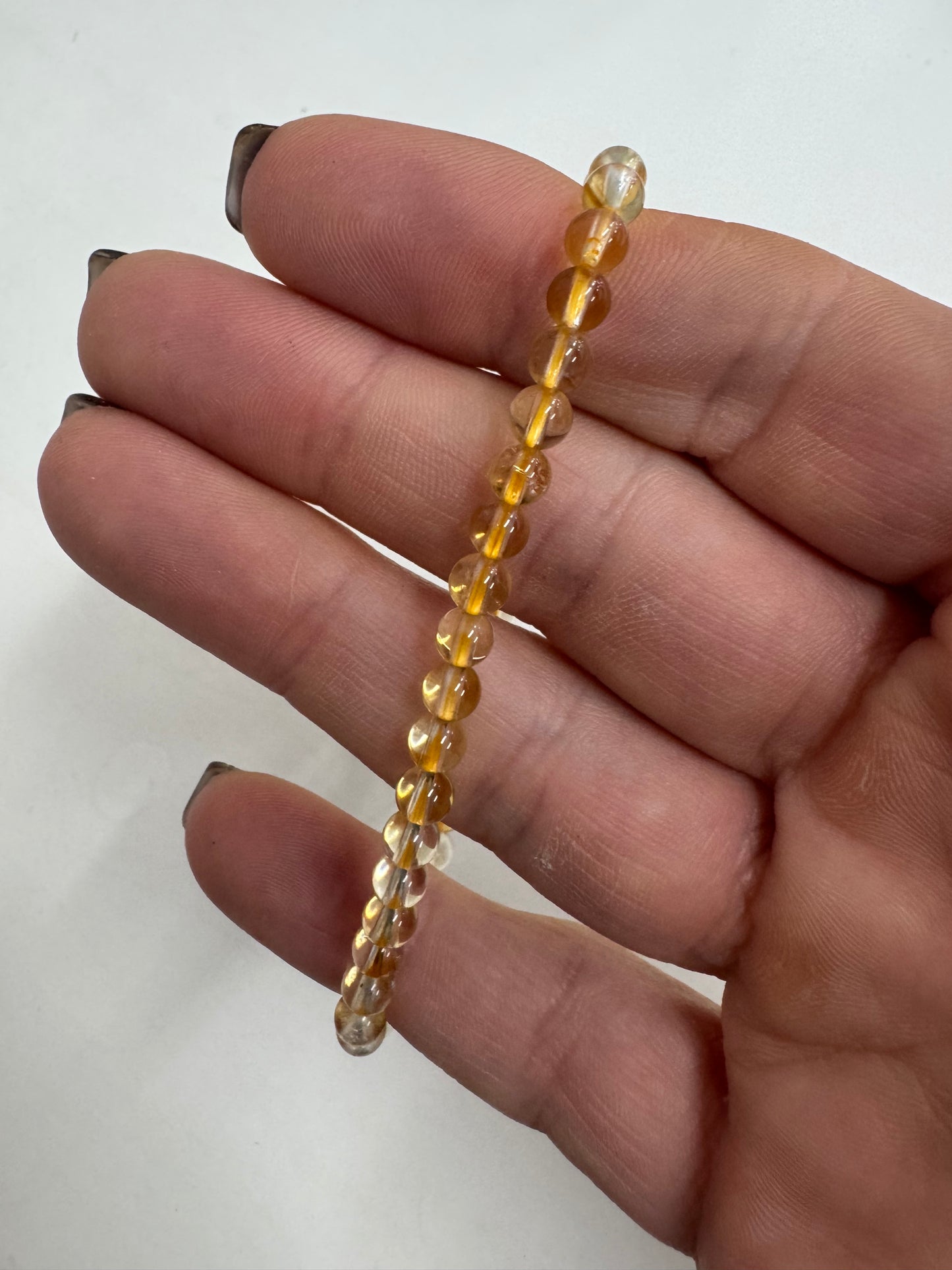 4mm Beaded Crystal Bracelet