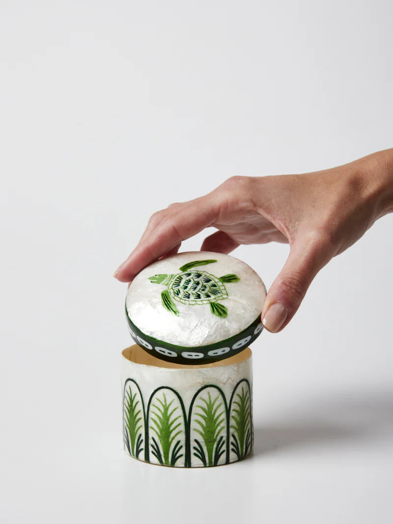 Atlantic Turtle Trinket Box