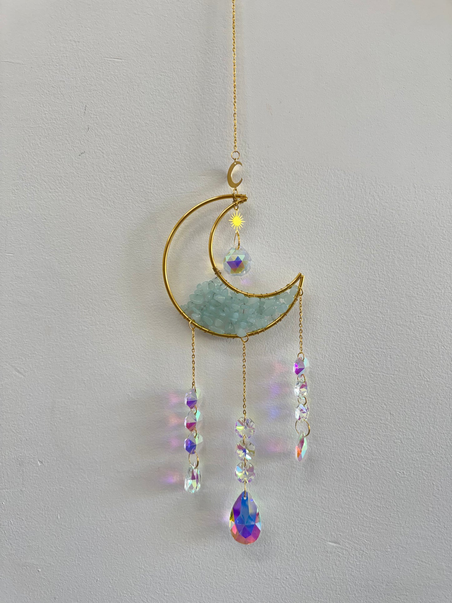 Crystal Moon Suncatchers