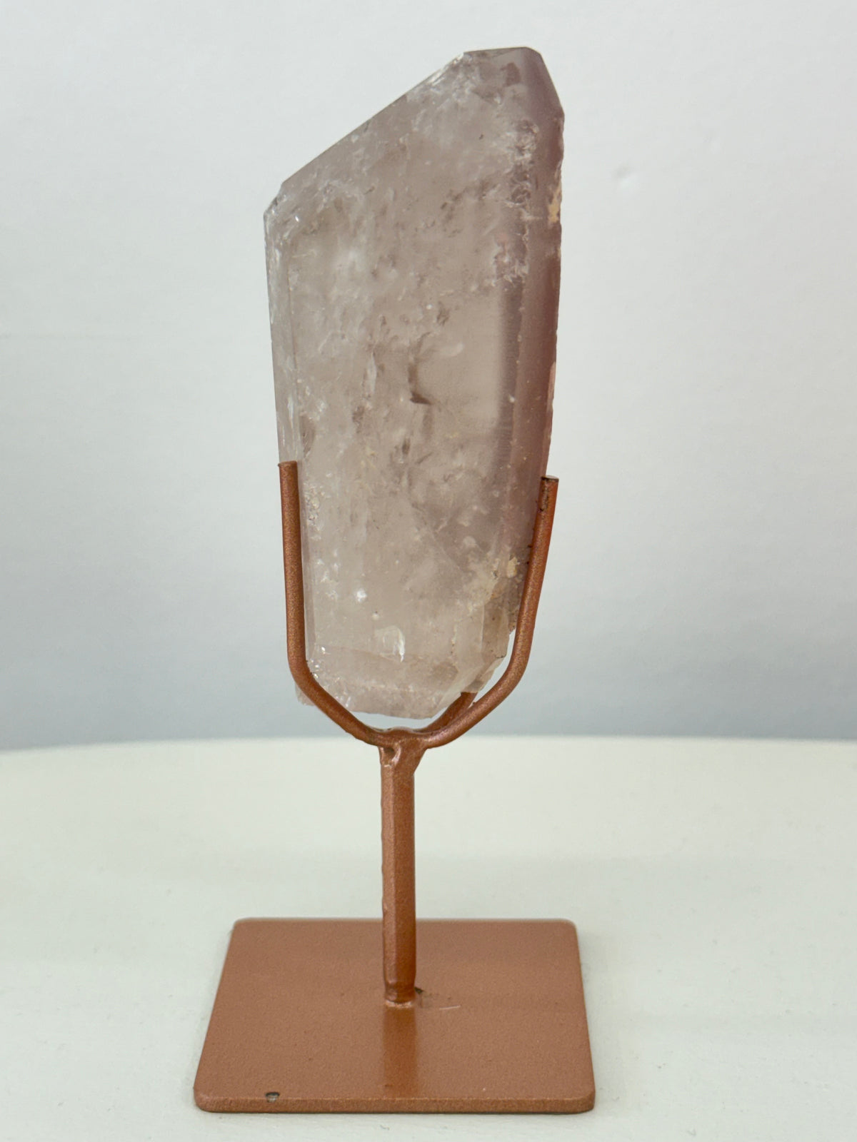 Assorted crystals on stands