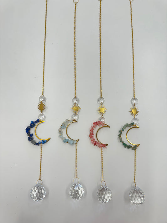 Crystal moon Suncatchers
