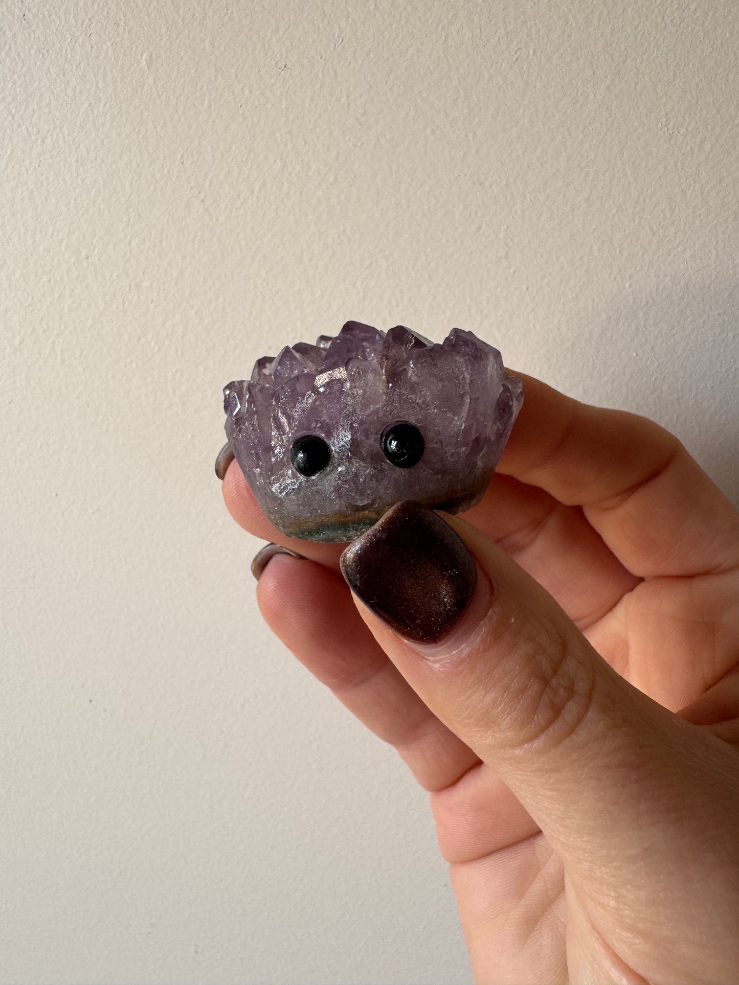 Amethyst hedgehog clusters