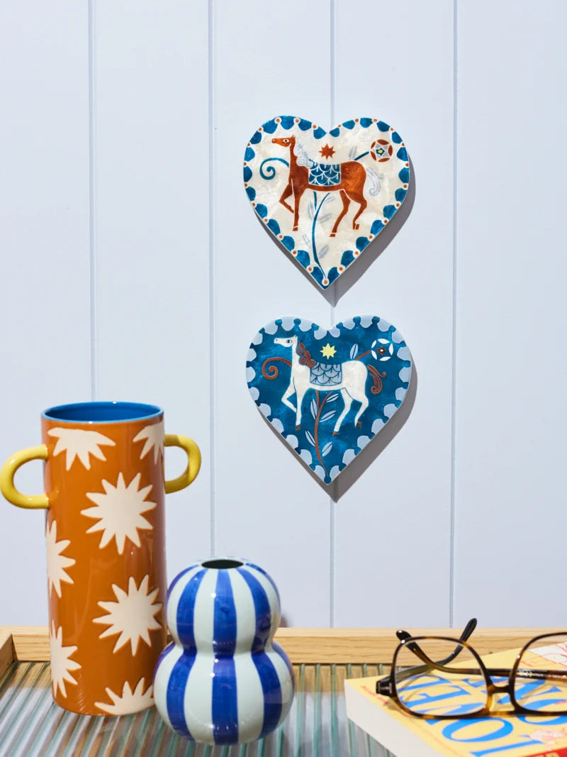 PALOMA HEART, BLUE HORSE