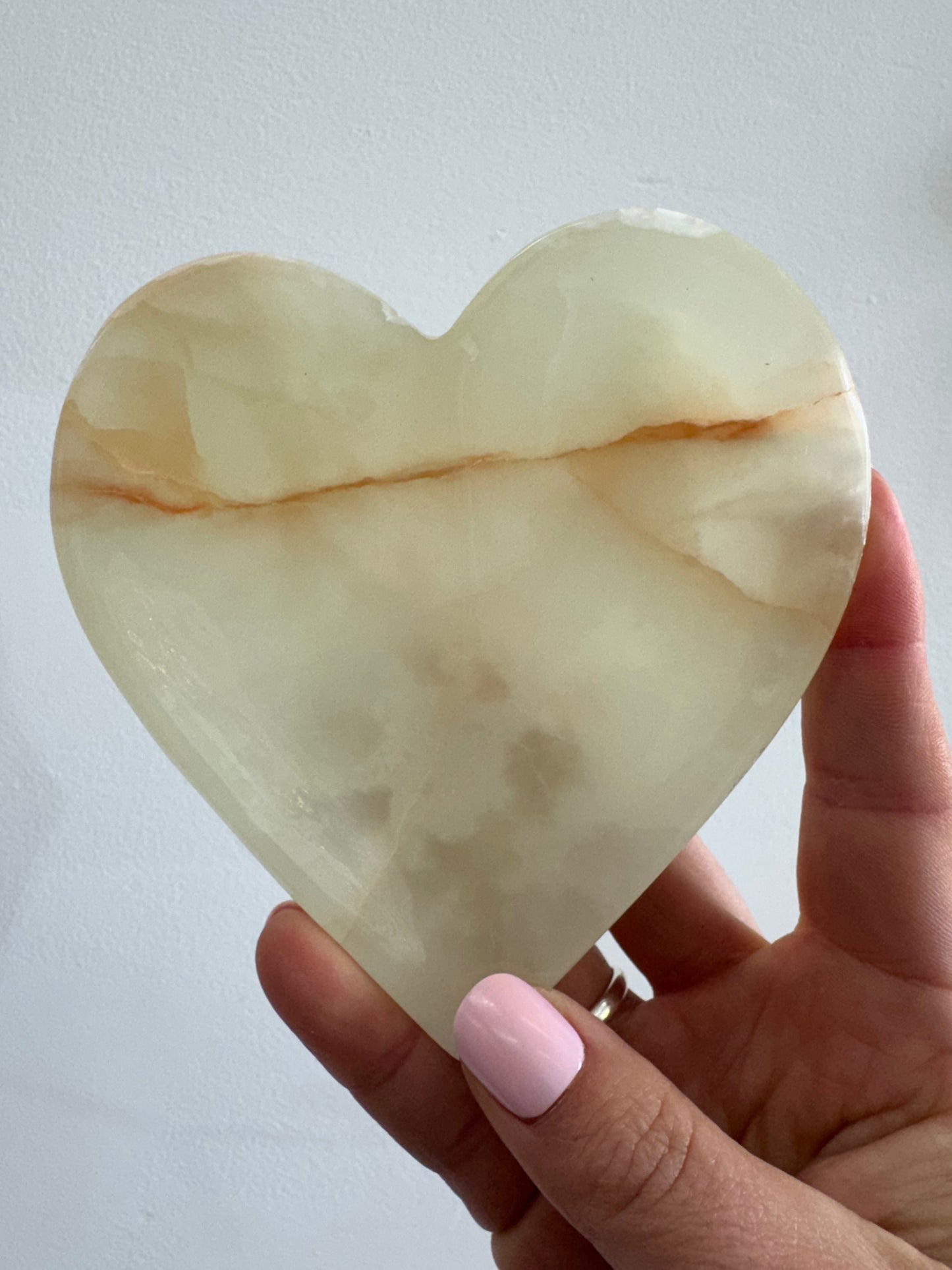 Green Onyx Heart Dish
