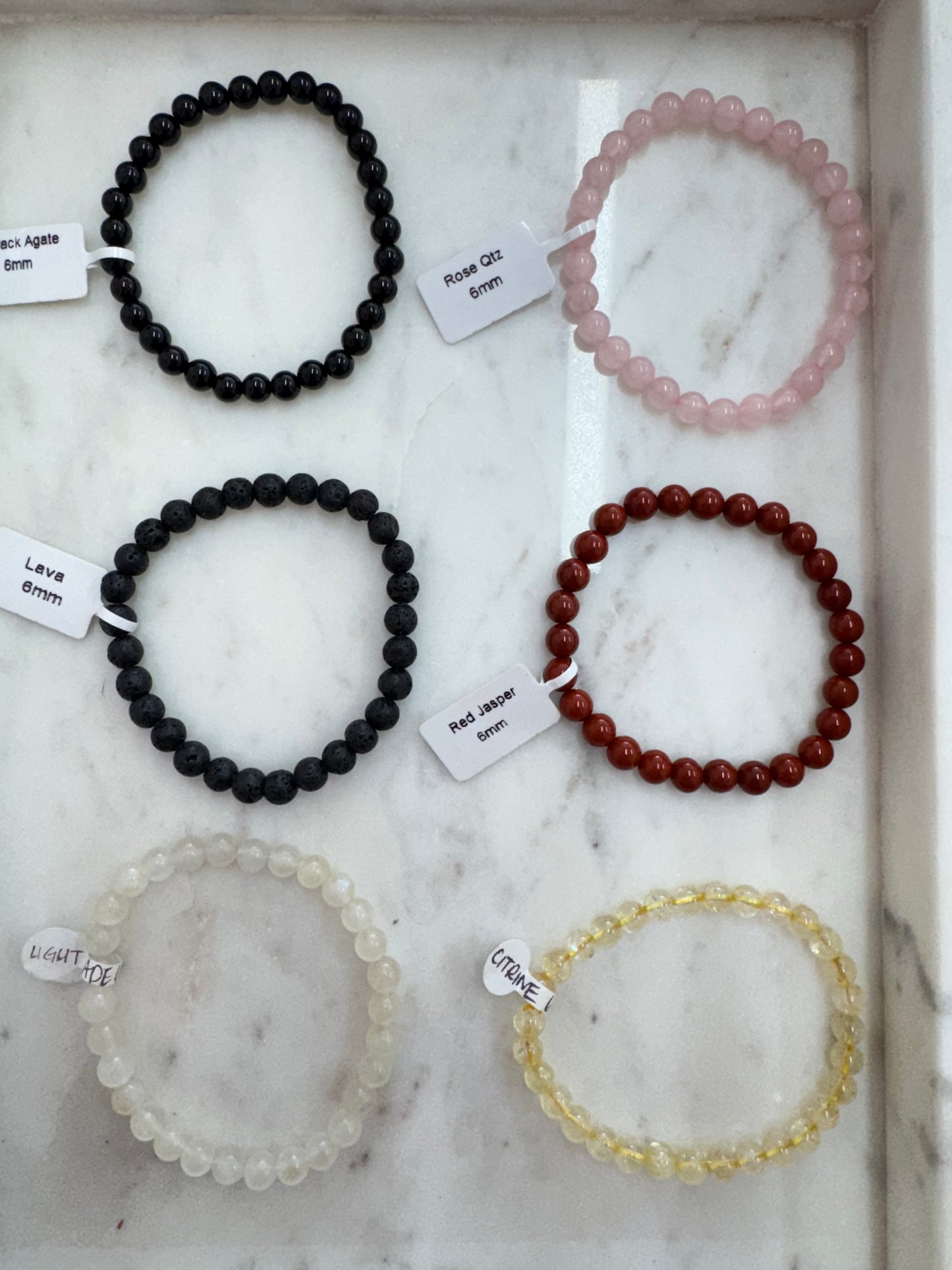 6mm Bead Bracelets