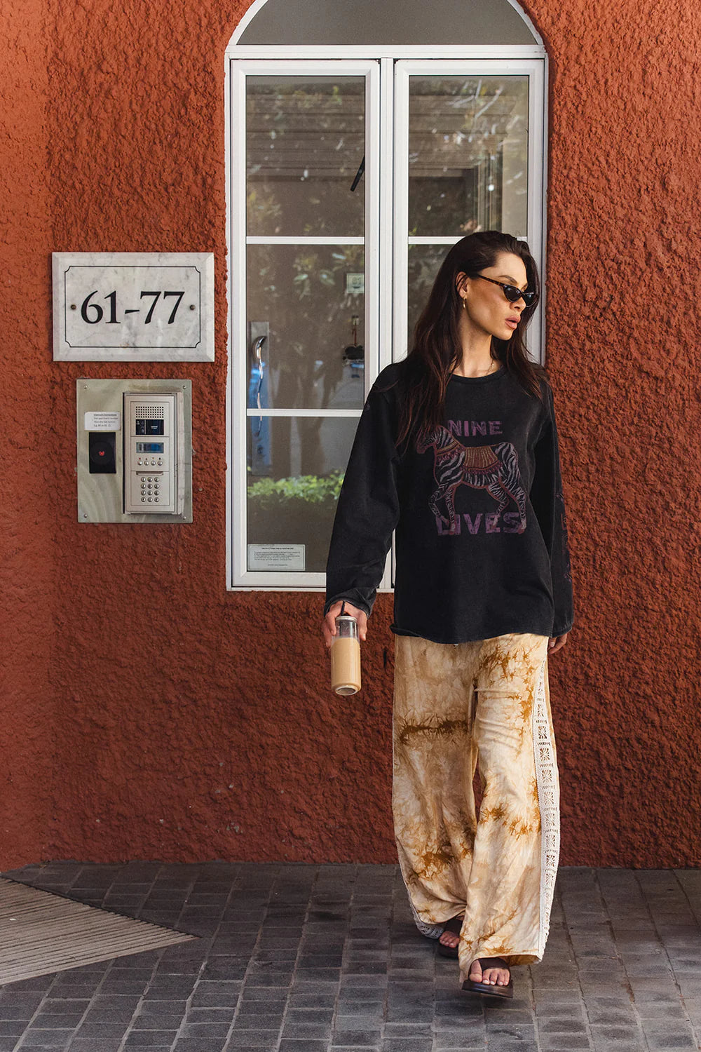 MIRAGE LONG SLEEVE TEE - NOIR