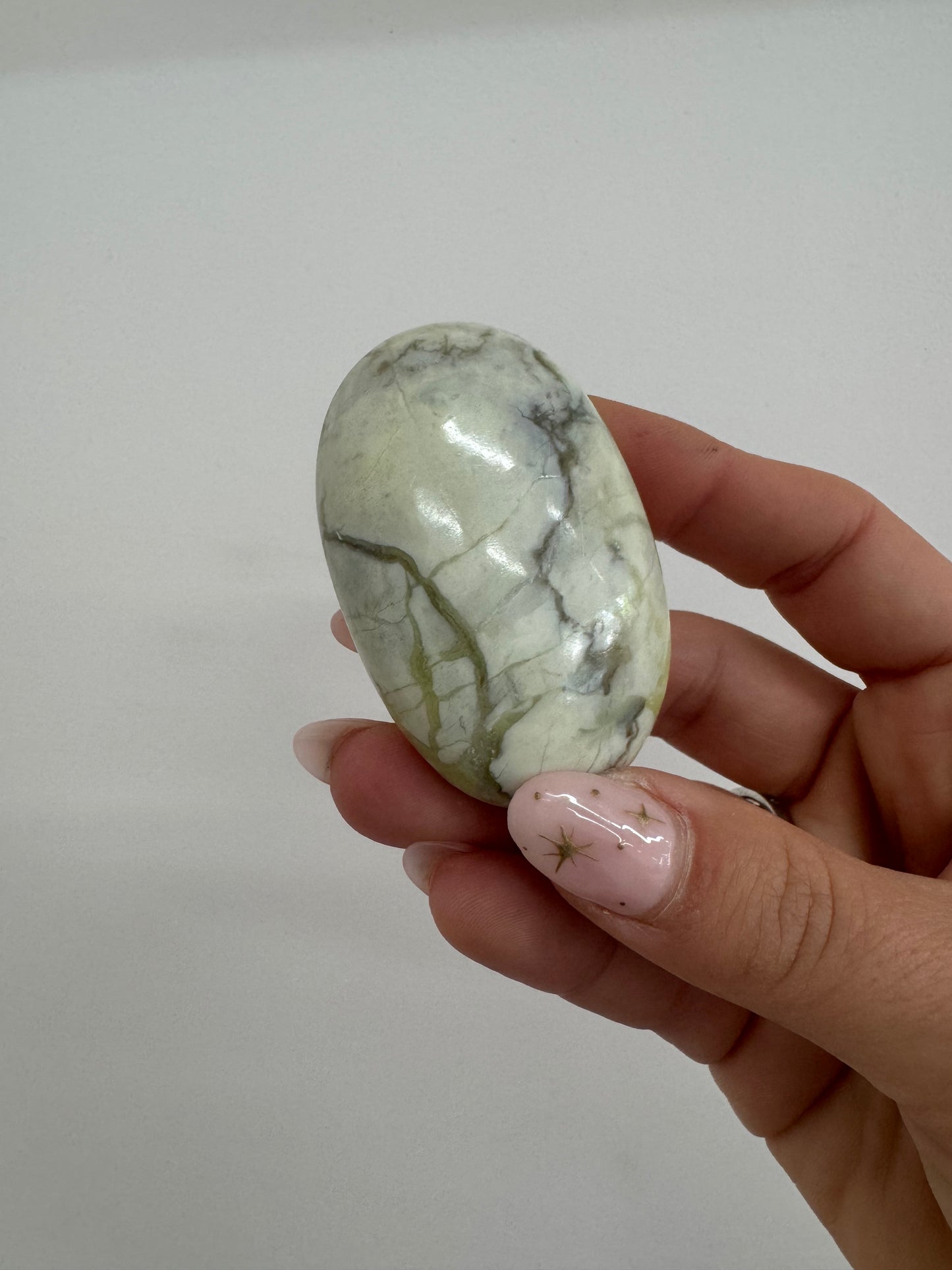 Serpentine Palm Stones