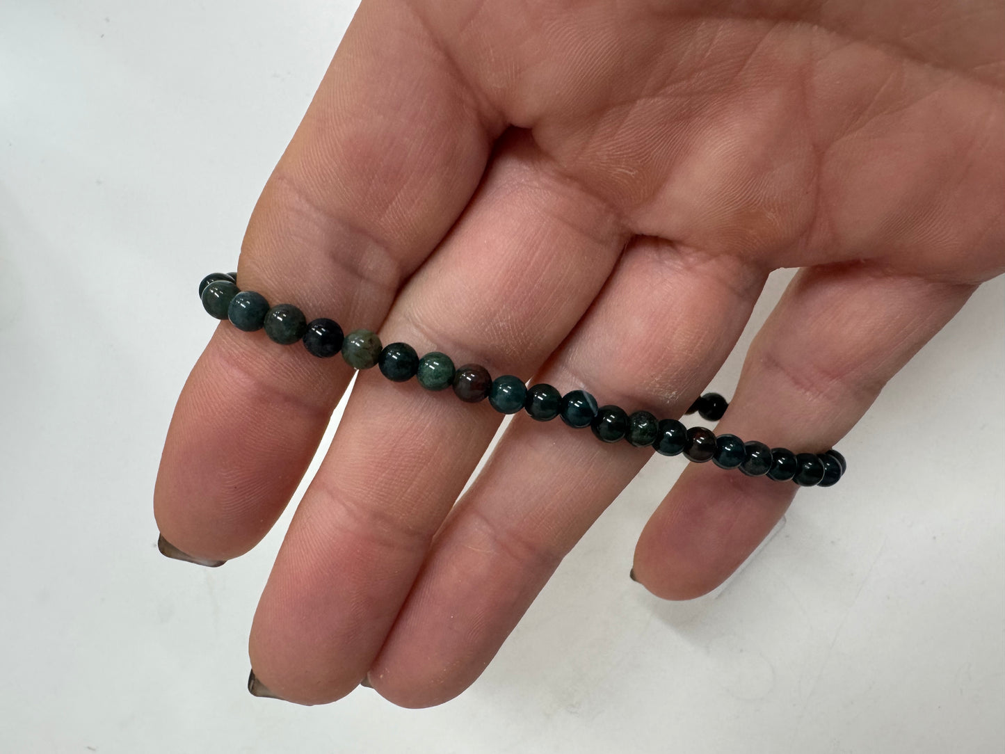 4mm Beaded Crystal Bracelet