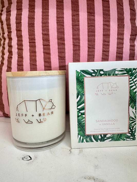 Jeff & Bear Candles