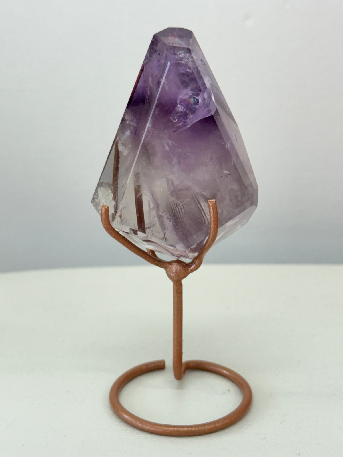 Assorted crystals on stands