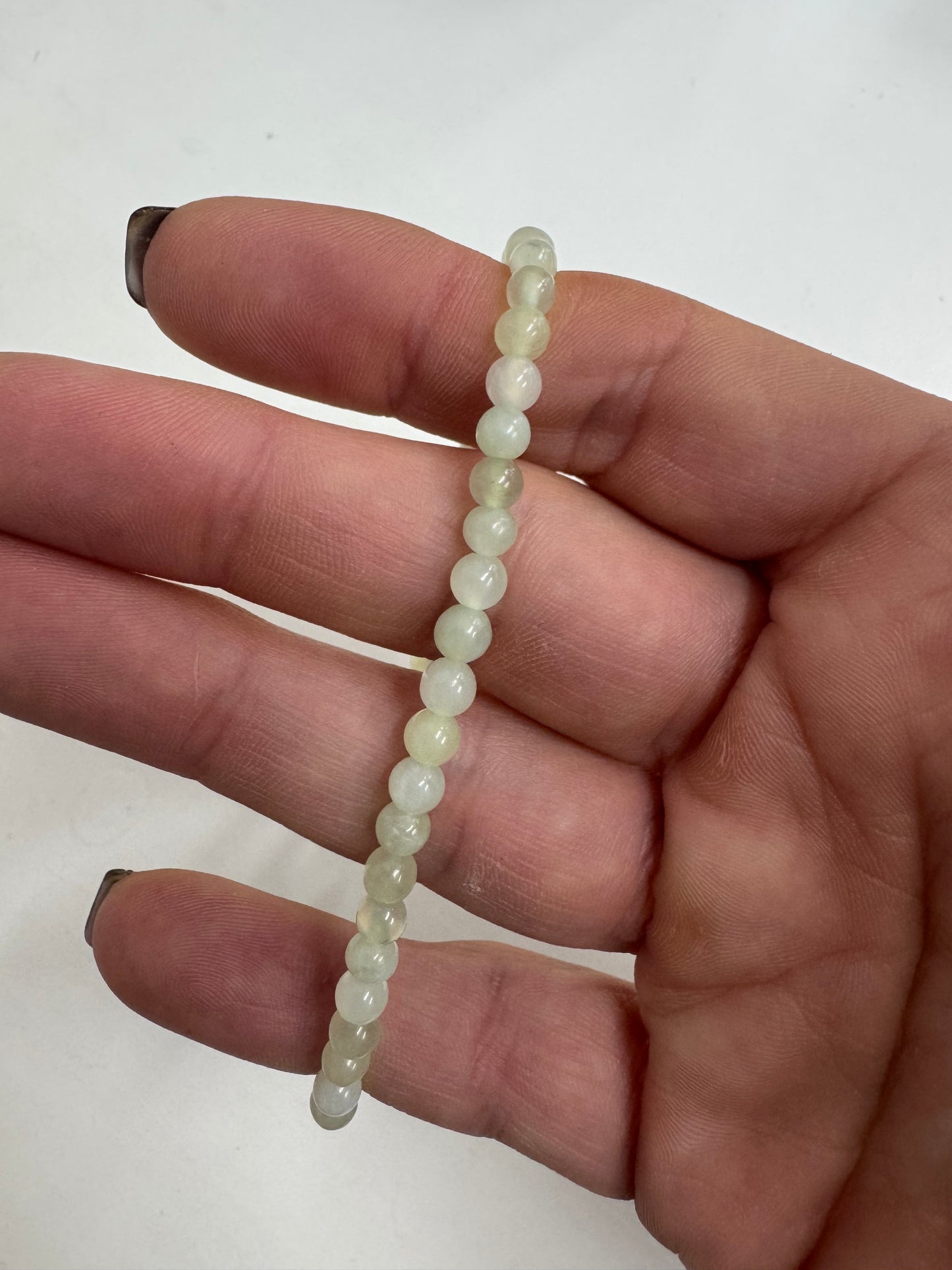 4mm Beaded Crystal Bracelet