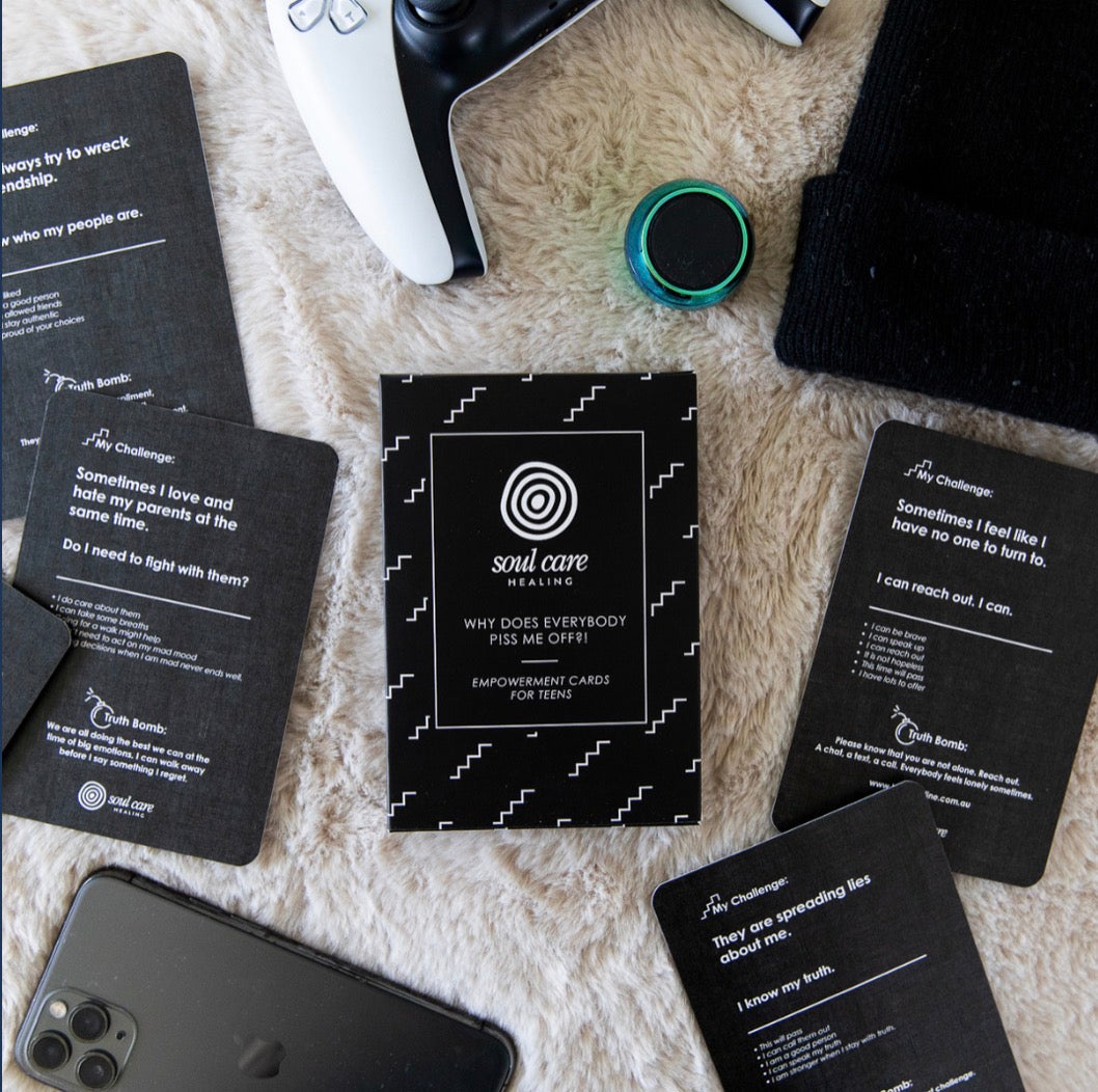 Soul care healing - empowerment cards for teens