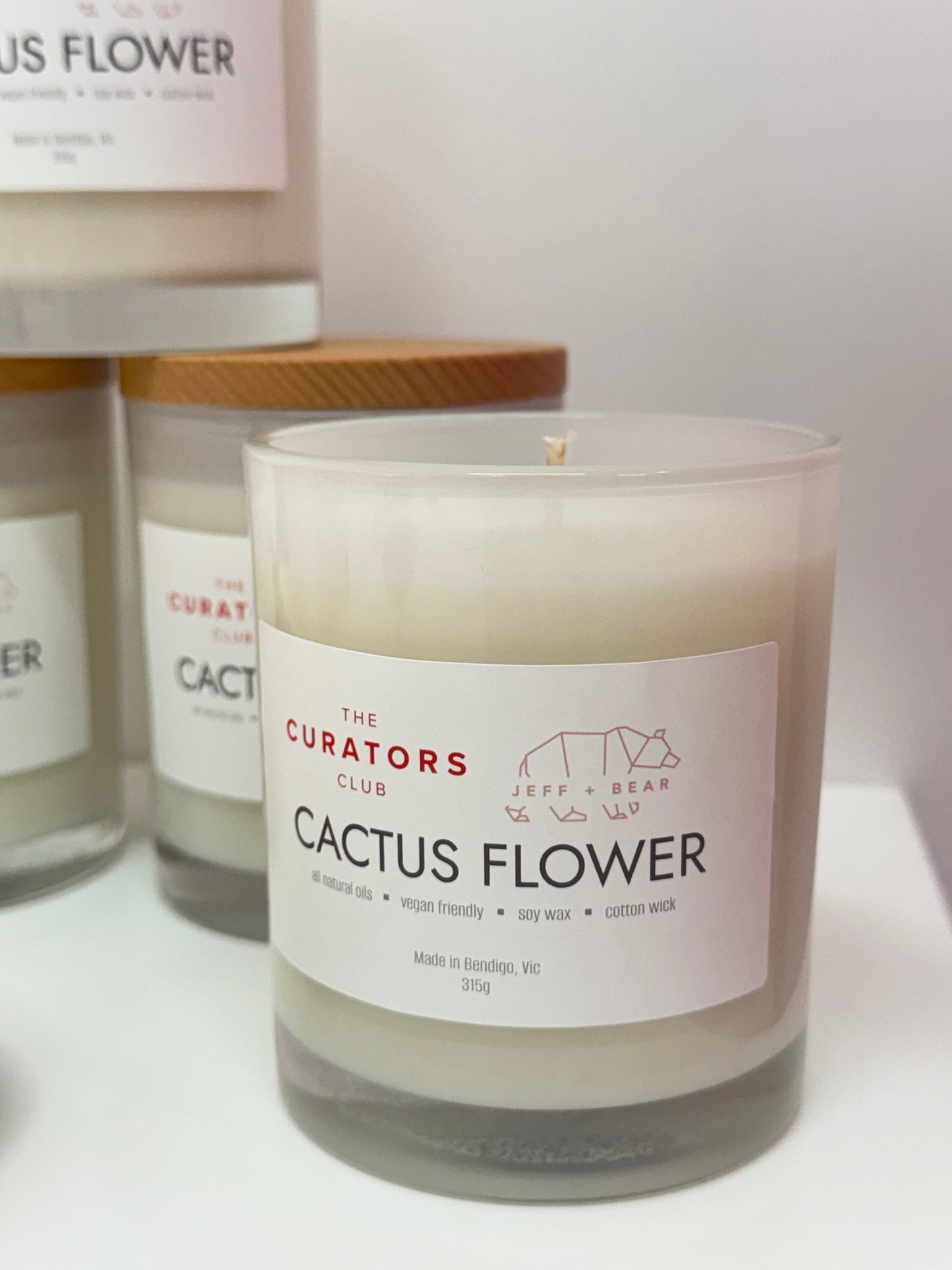 Jeff & Bear x TCC - Catus flower candle