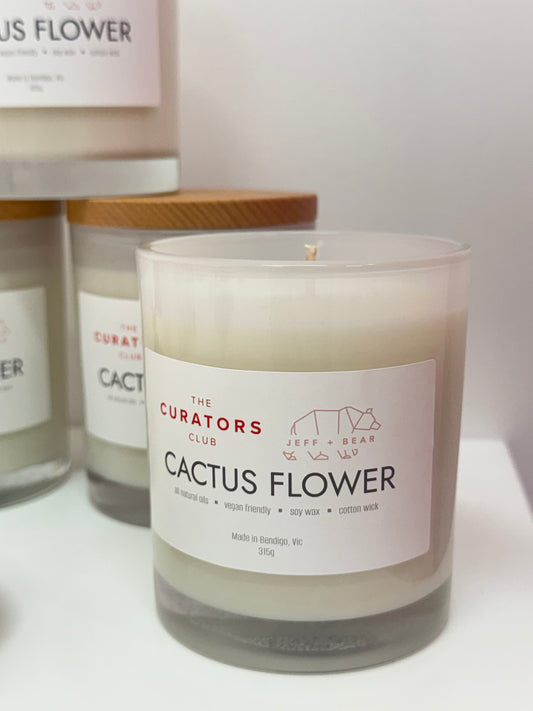 Jeff & Bear x TCC - Catus flower candle
