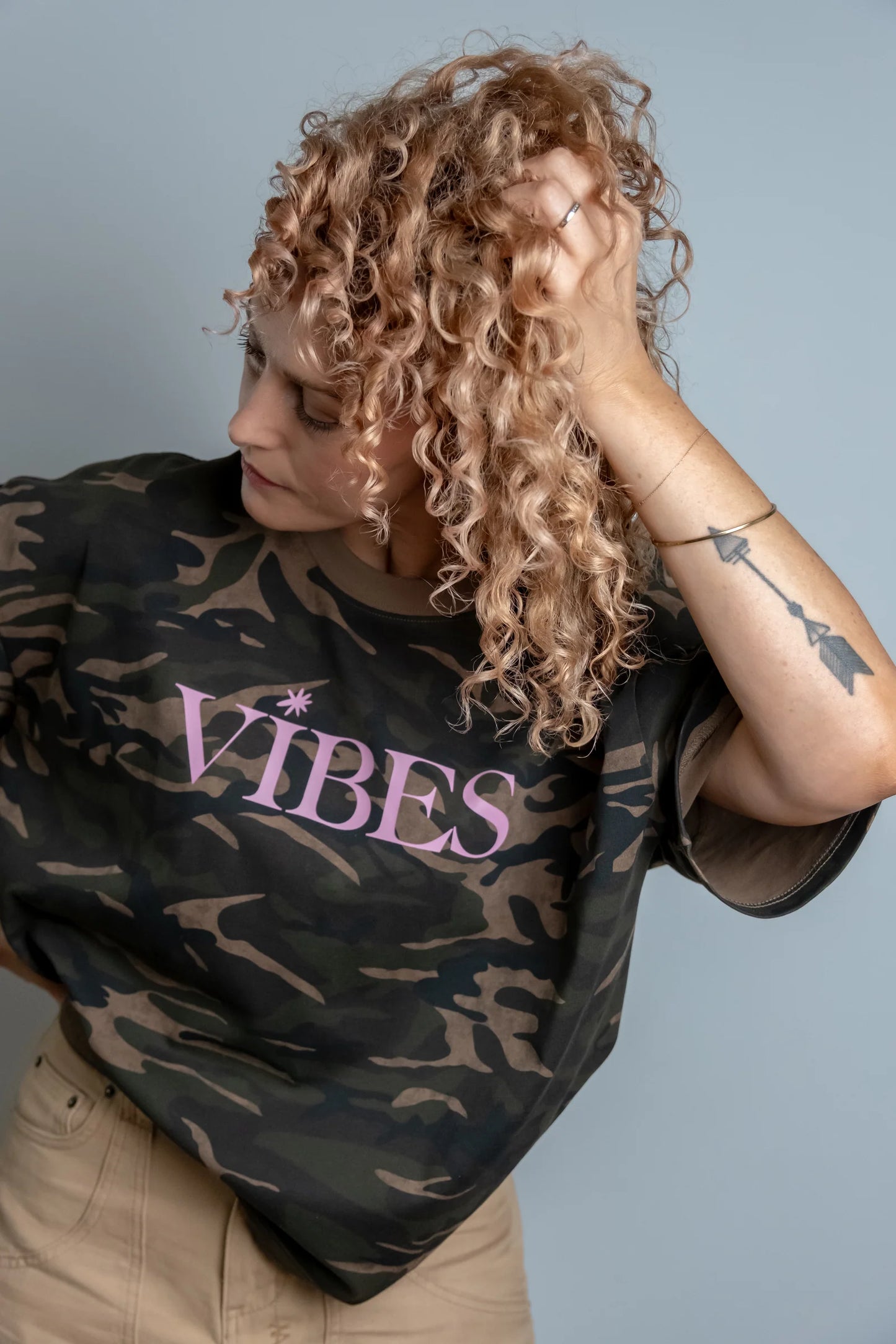 Vibes Camo Tee - PREORDER