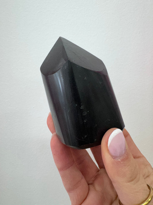 Black Tourmaline Freeform Tower