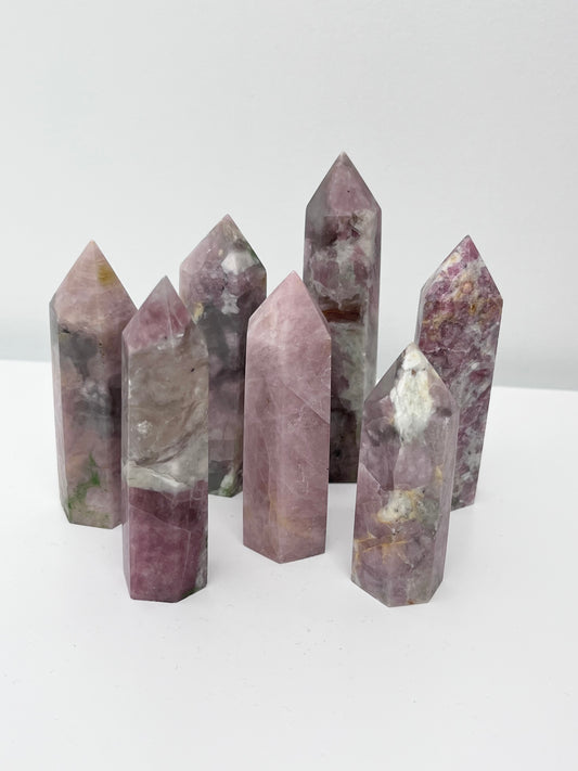 Pink Tourmaline Towers