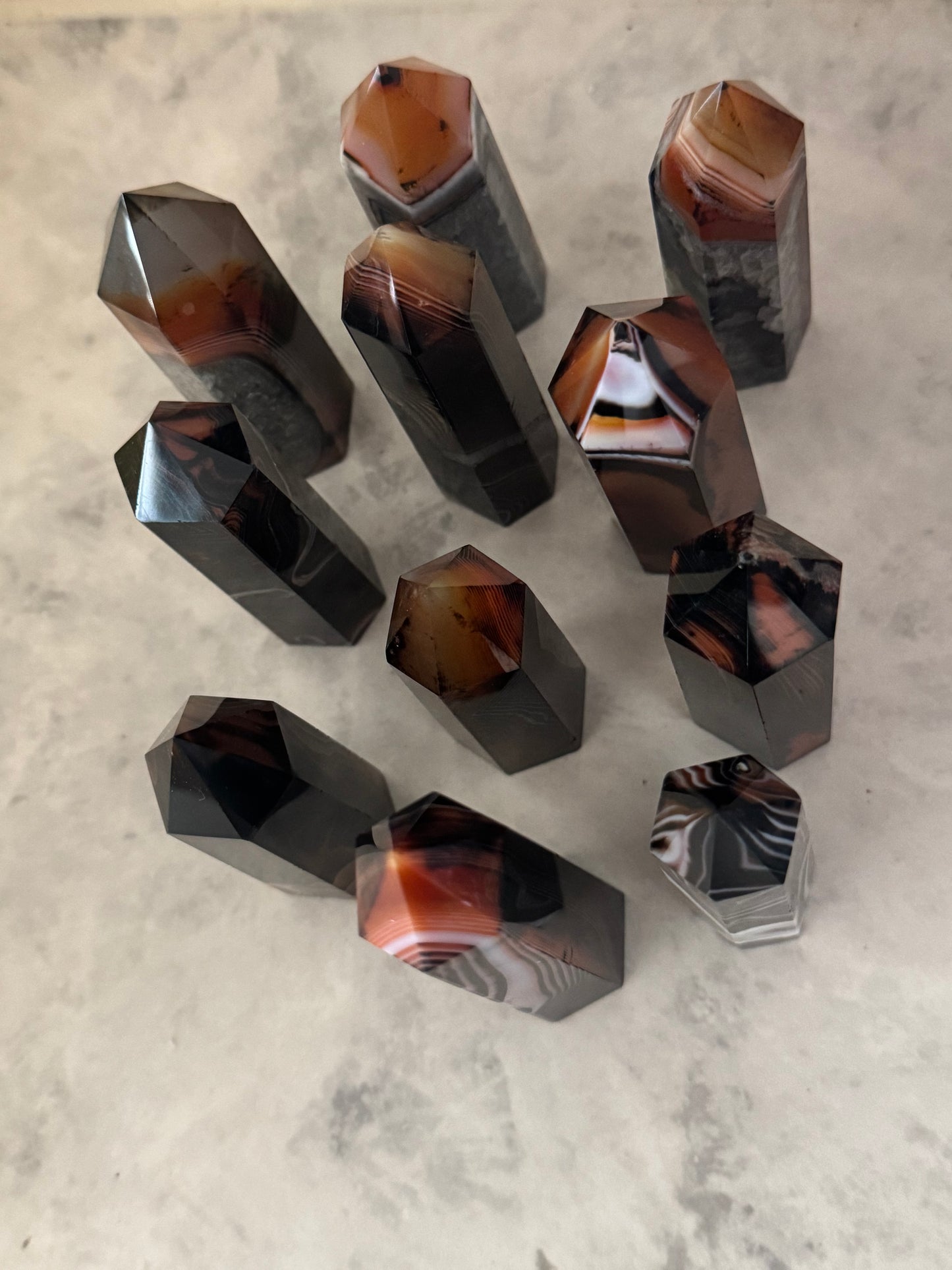 Sardonyx Agate Points