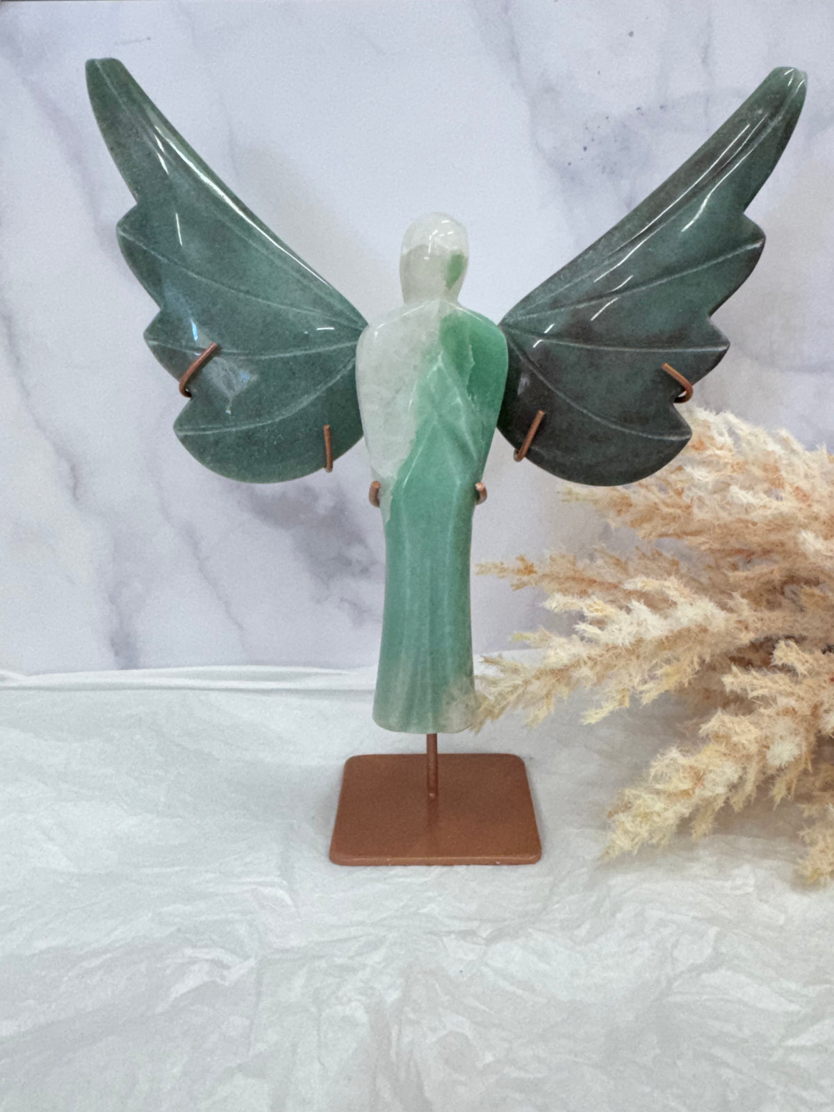 Crystal Angels on stands