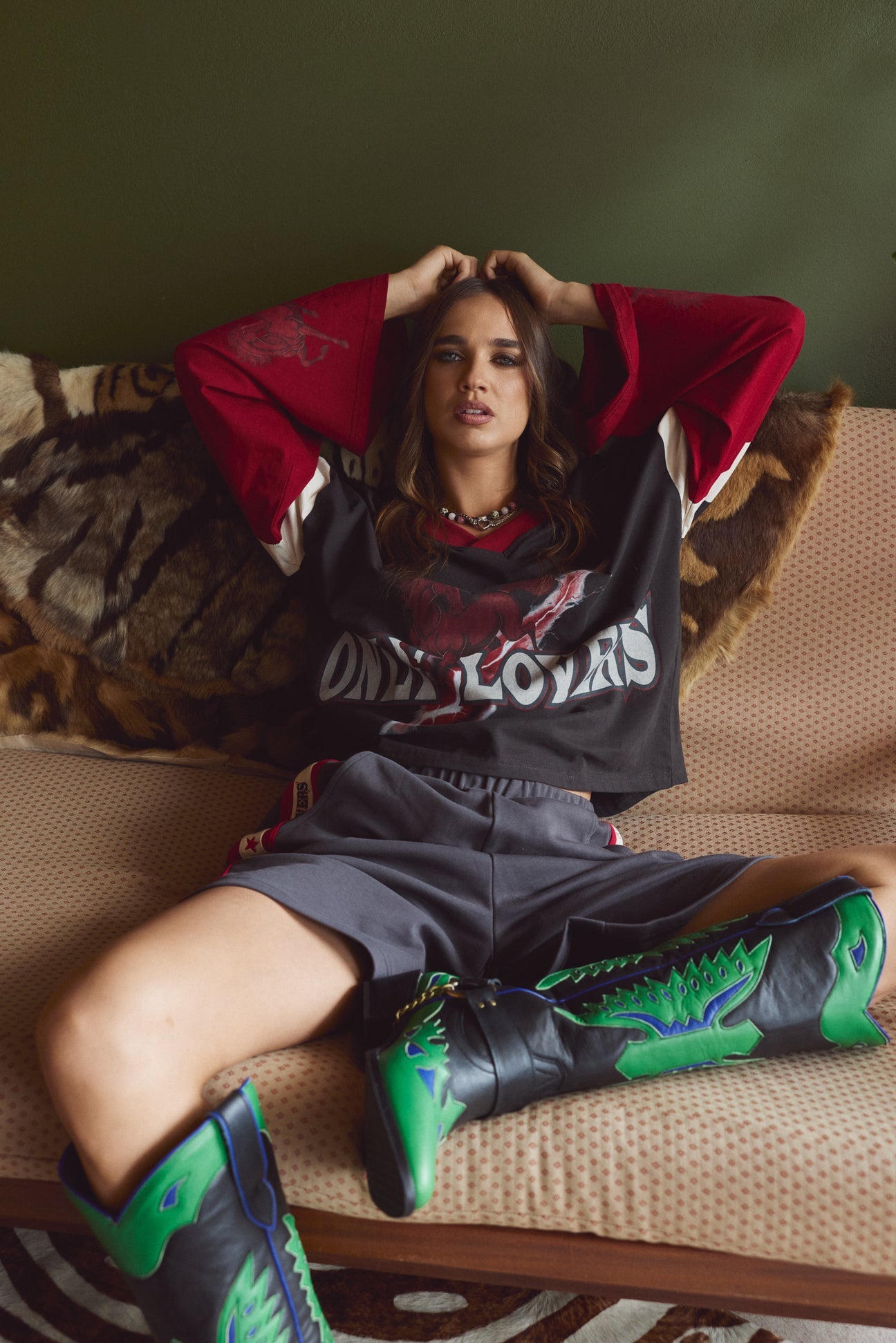 ** PREORDER** MUSTANG BOXY LONG SLEEVE TEE