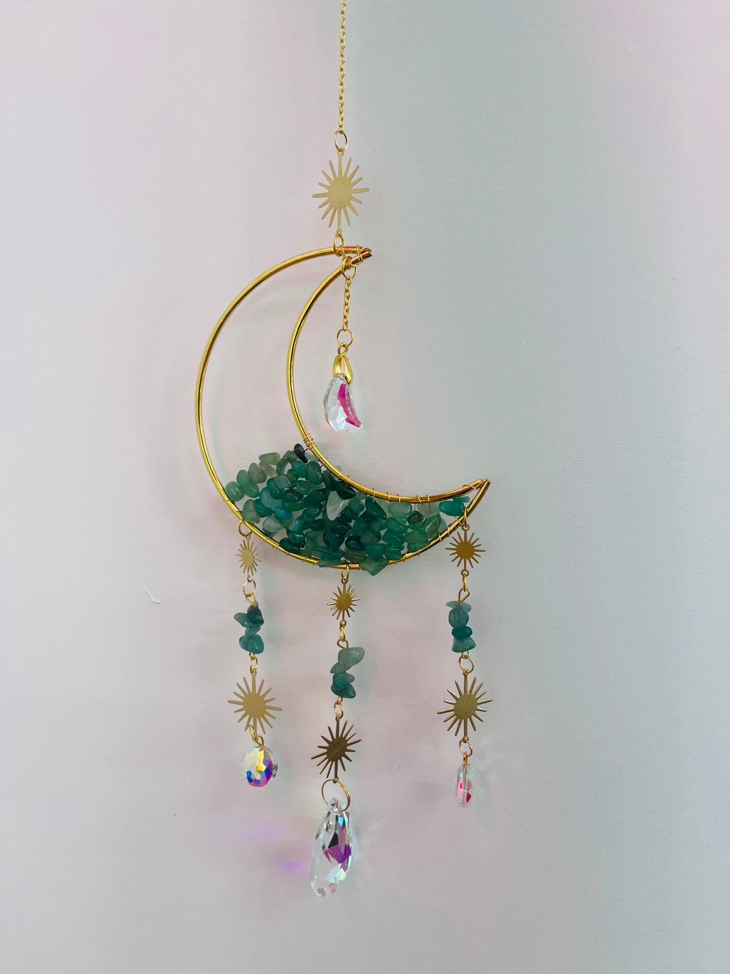 Crystal Moon Suncatchers