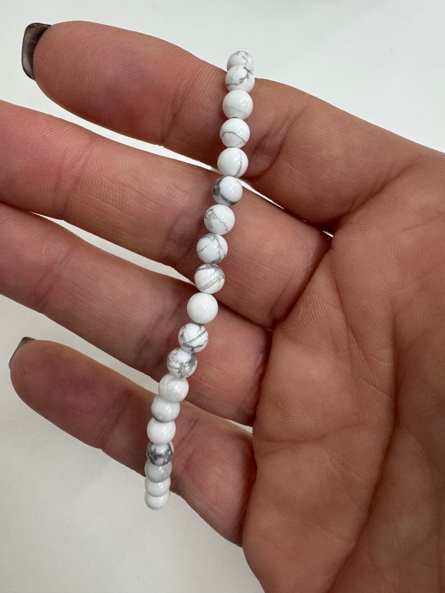 4mm Beaded Crystal Bracelet