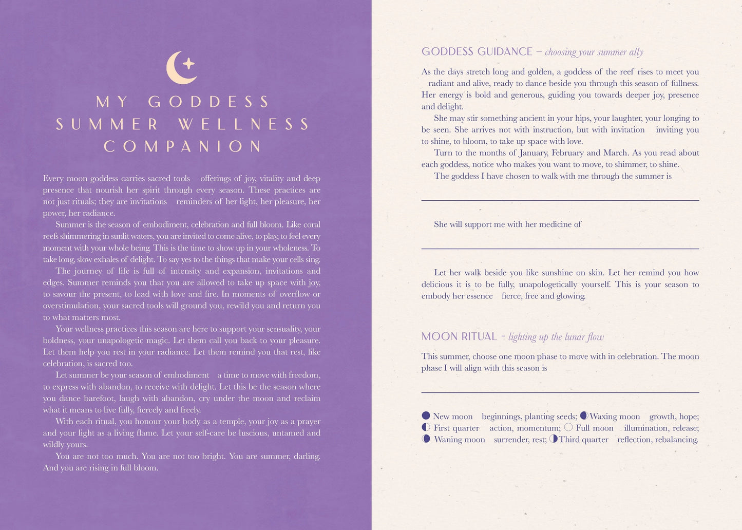 2027 Moon Goddess Diary - Southern Hemisphere