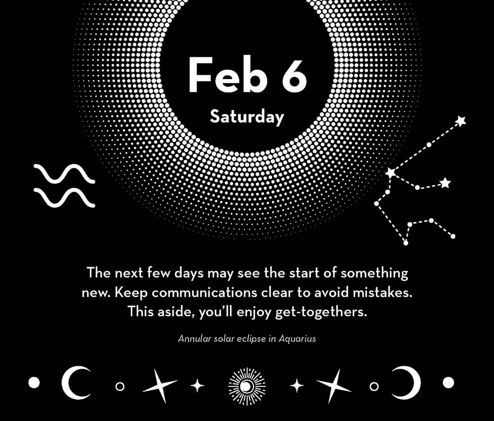 2027 Astrology Day to Day Calendar