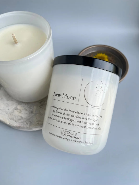 New Moon Candle
