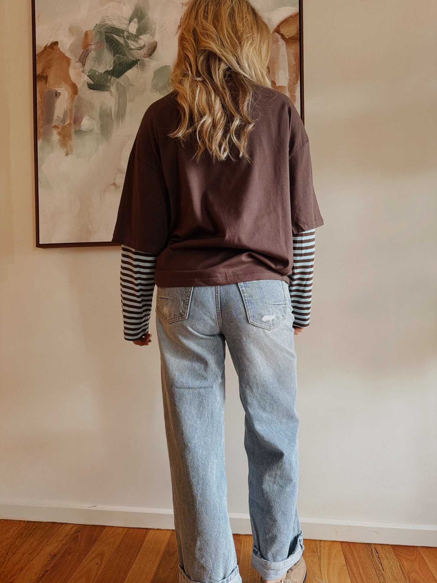 Jessie Stripe Layer Long Sleeve