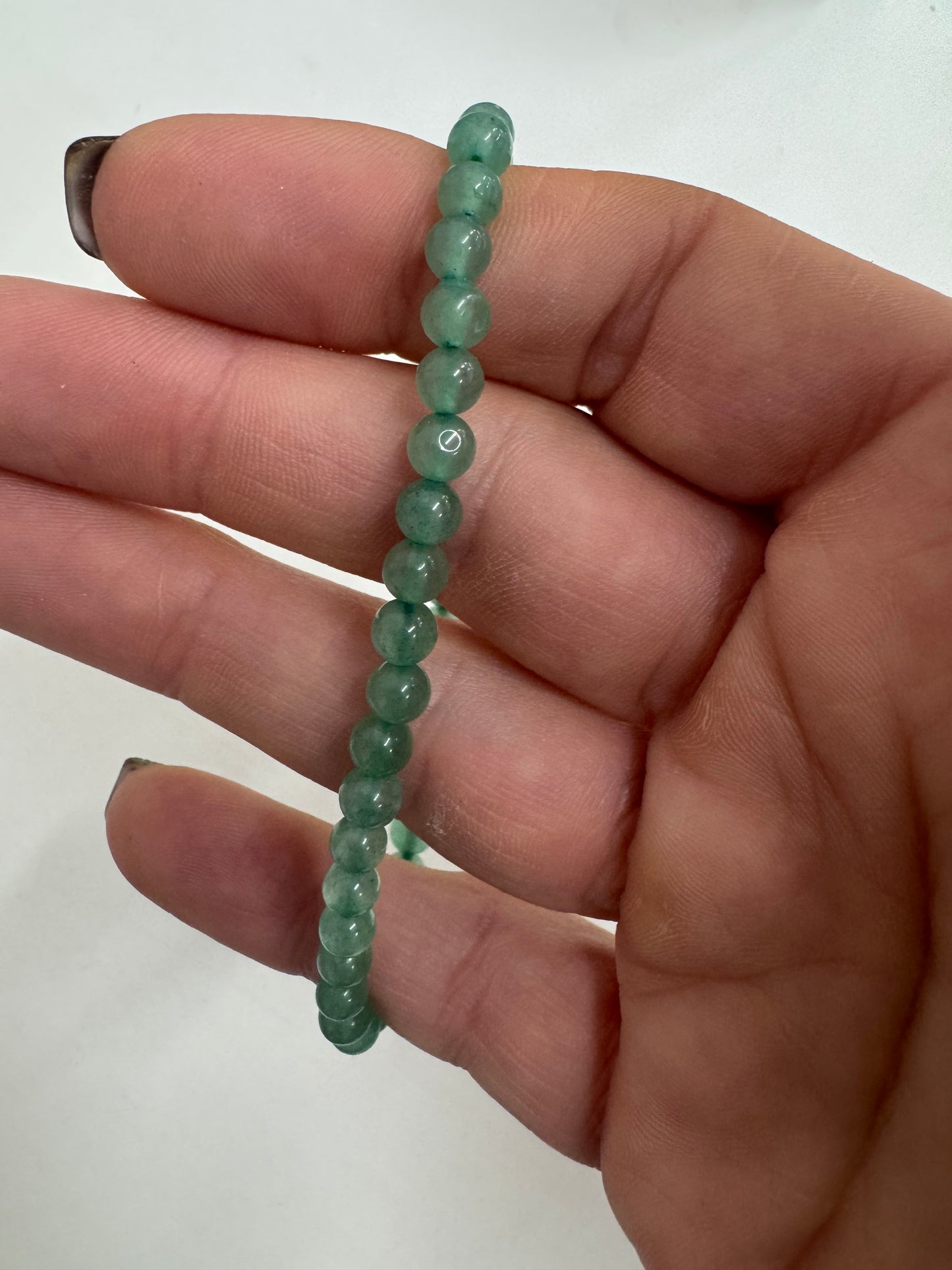 4mm Beaded Crystal Bracelet
