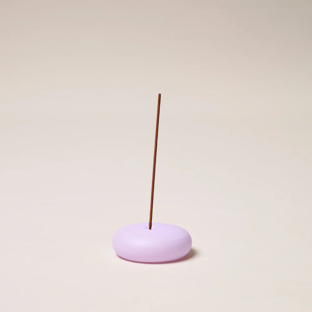 Frosted Glass Incense Holder - SMALL