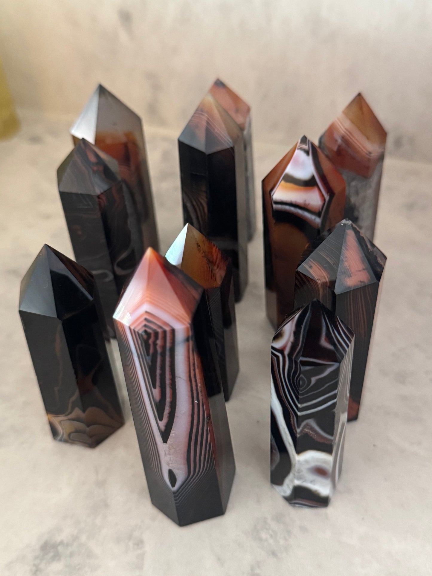 Sardonyx Agate Points