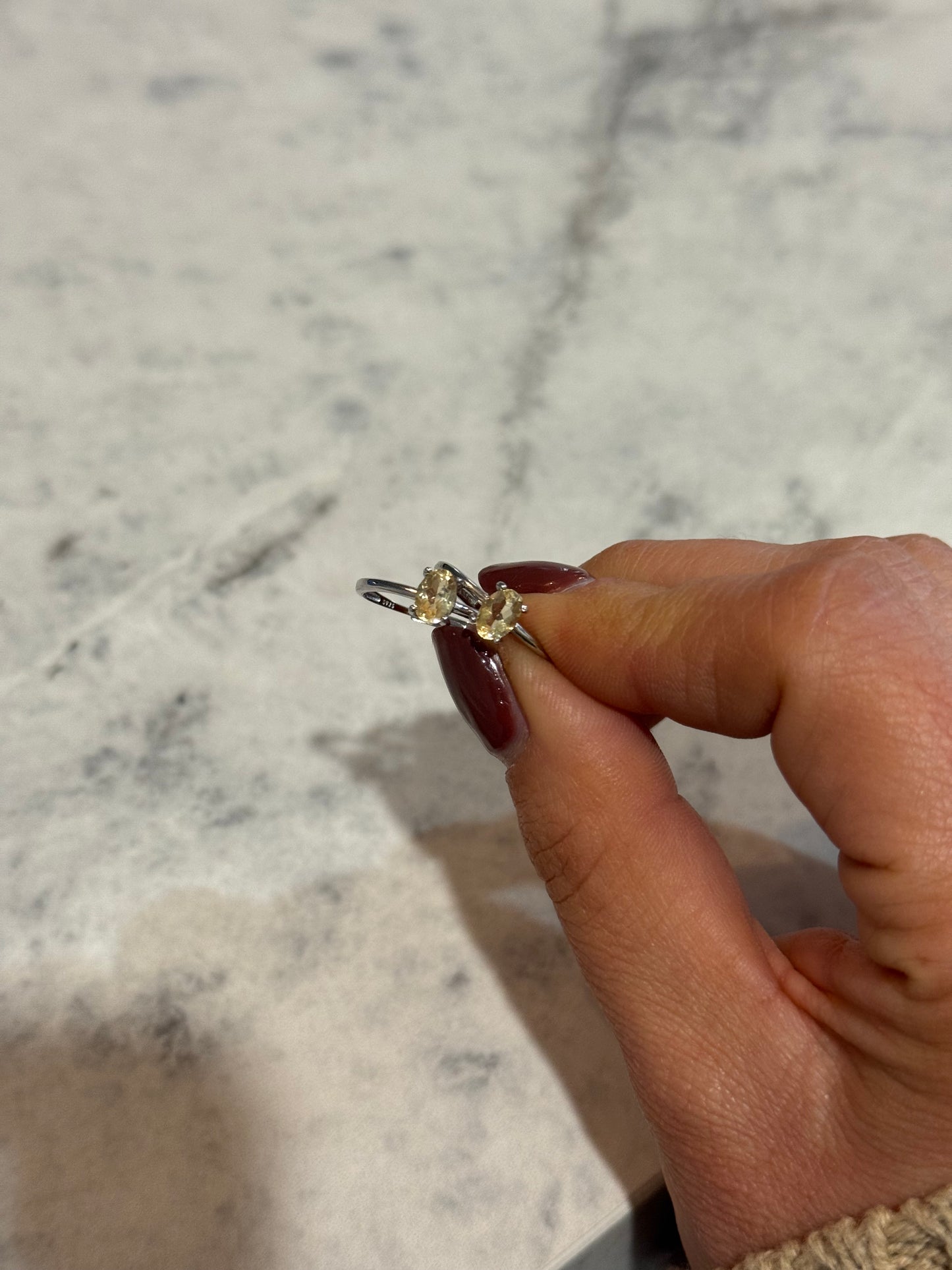Adjustable Crystal Rings