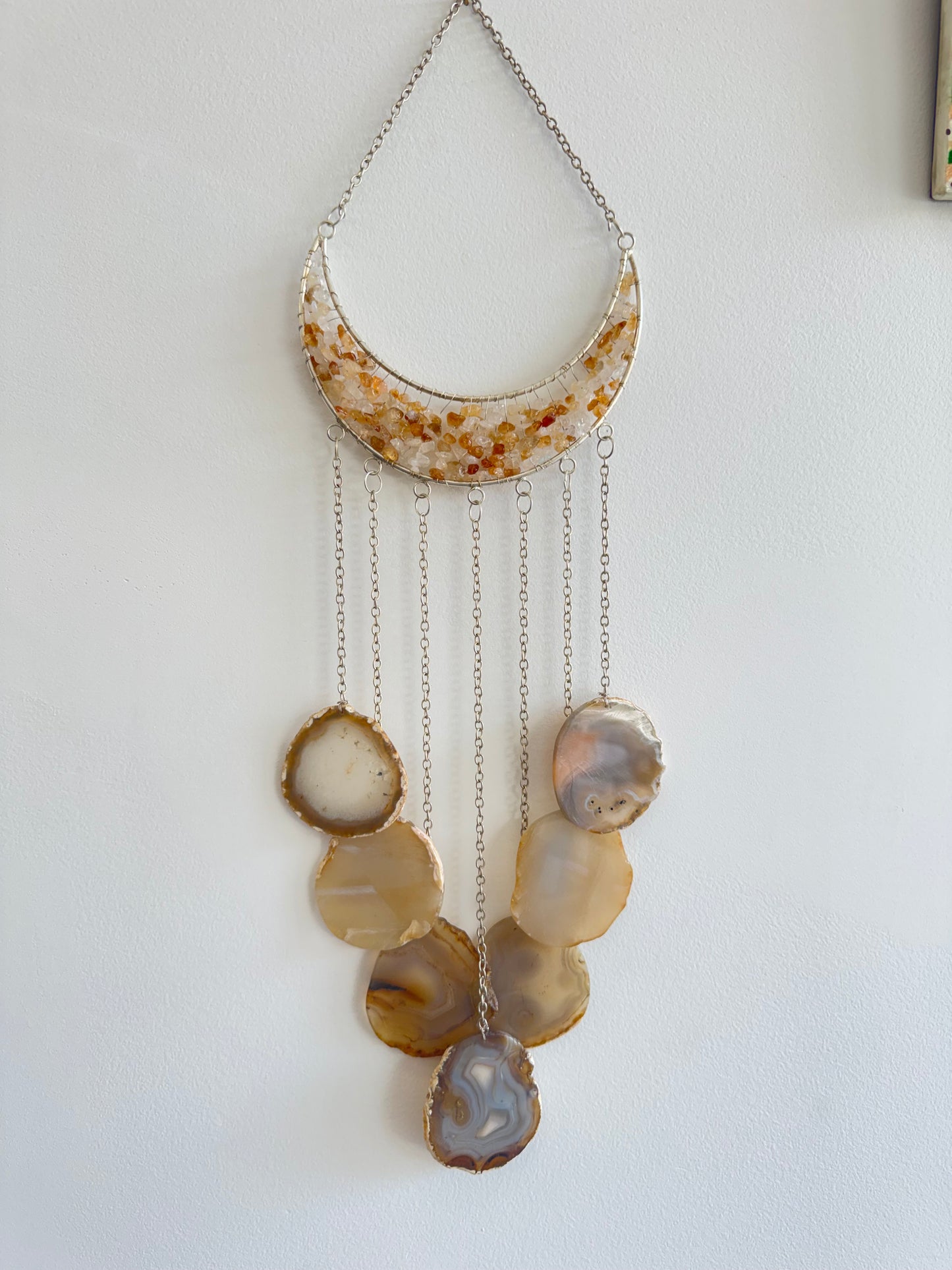 Wind chimes- agate slices