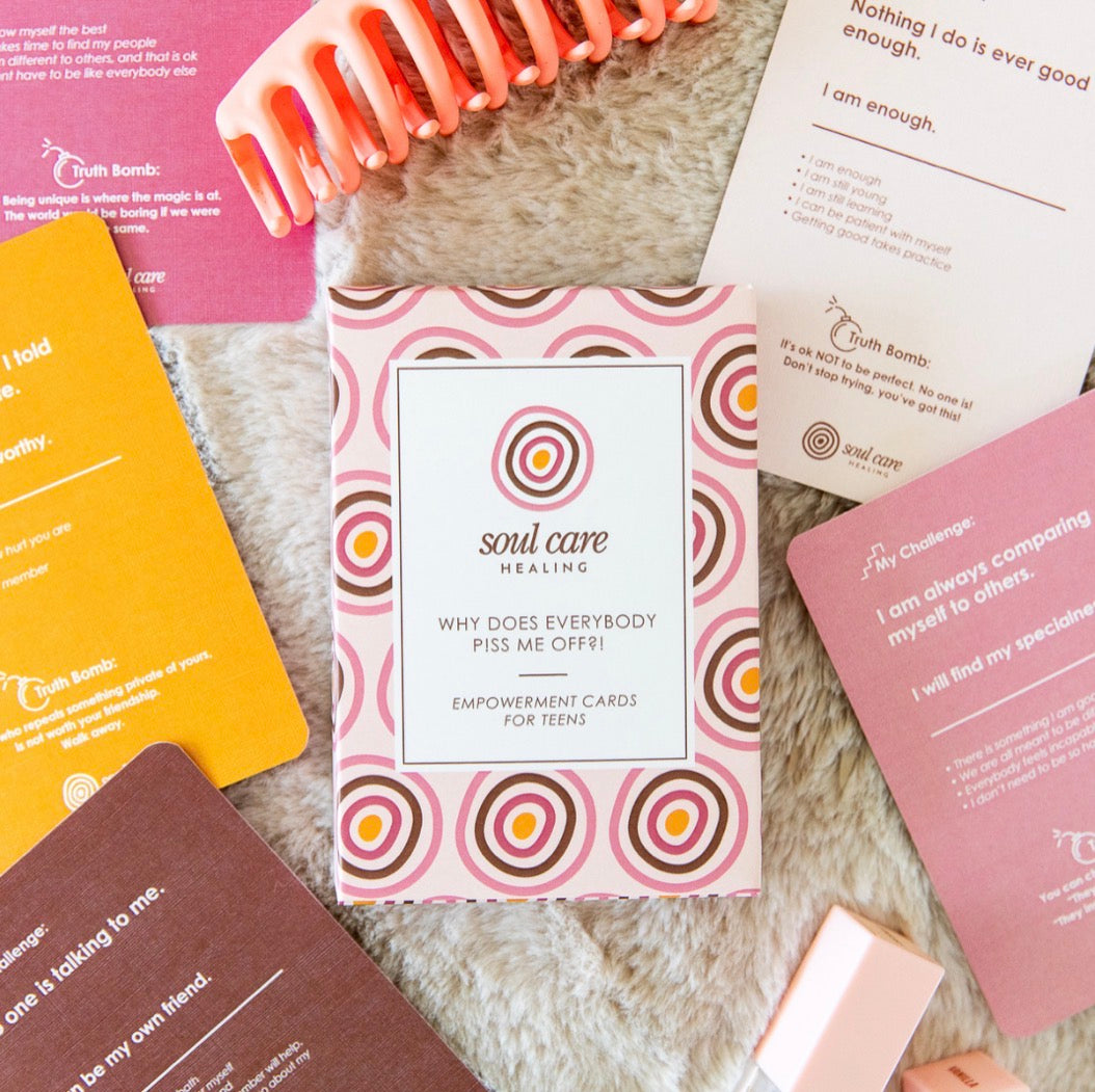 Soul care healing - empowerment cards for teens