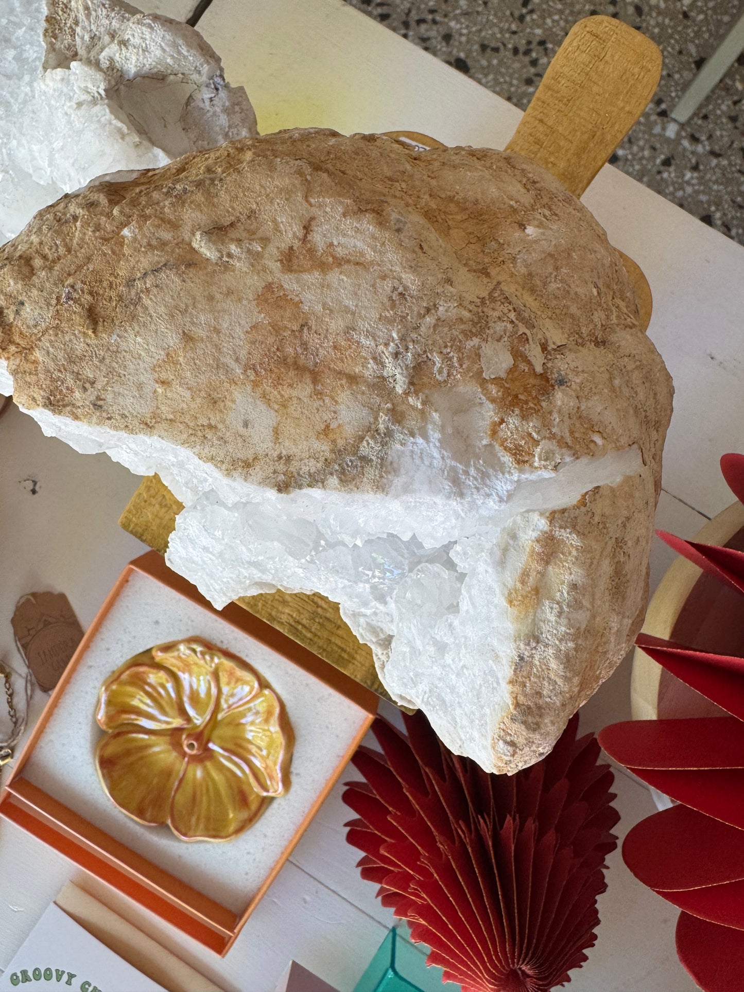 Quartz Geode - Split