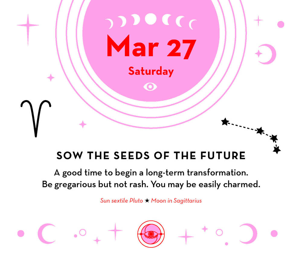 2027 Astrology Day to Day Calendar