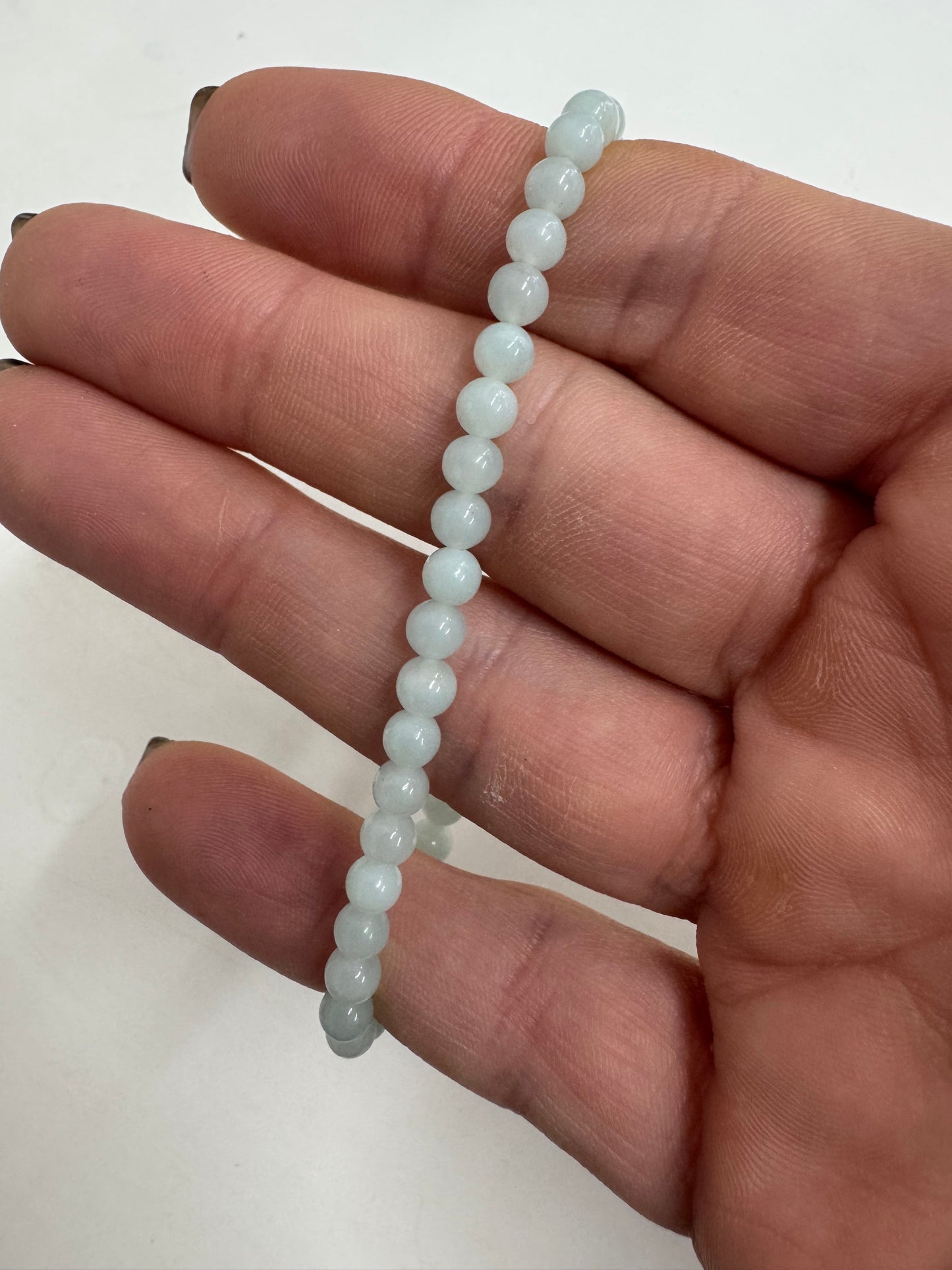 4mm Beaded Crystal Bracelet