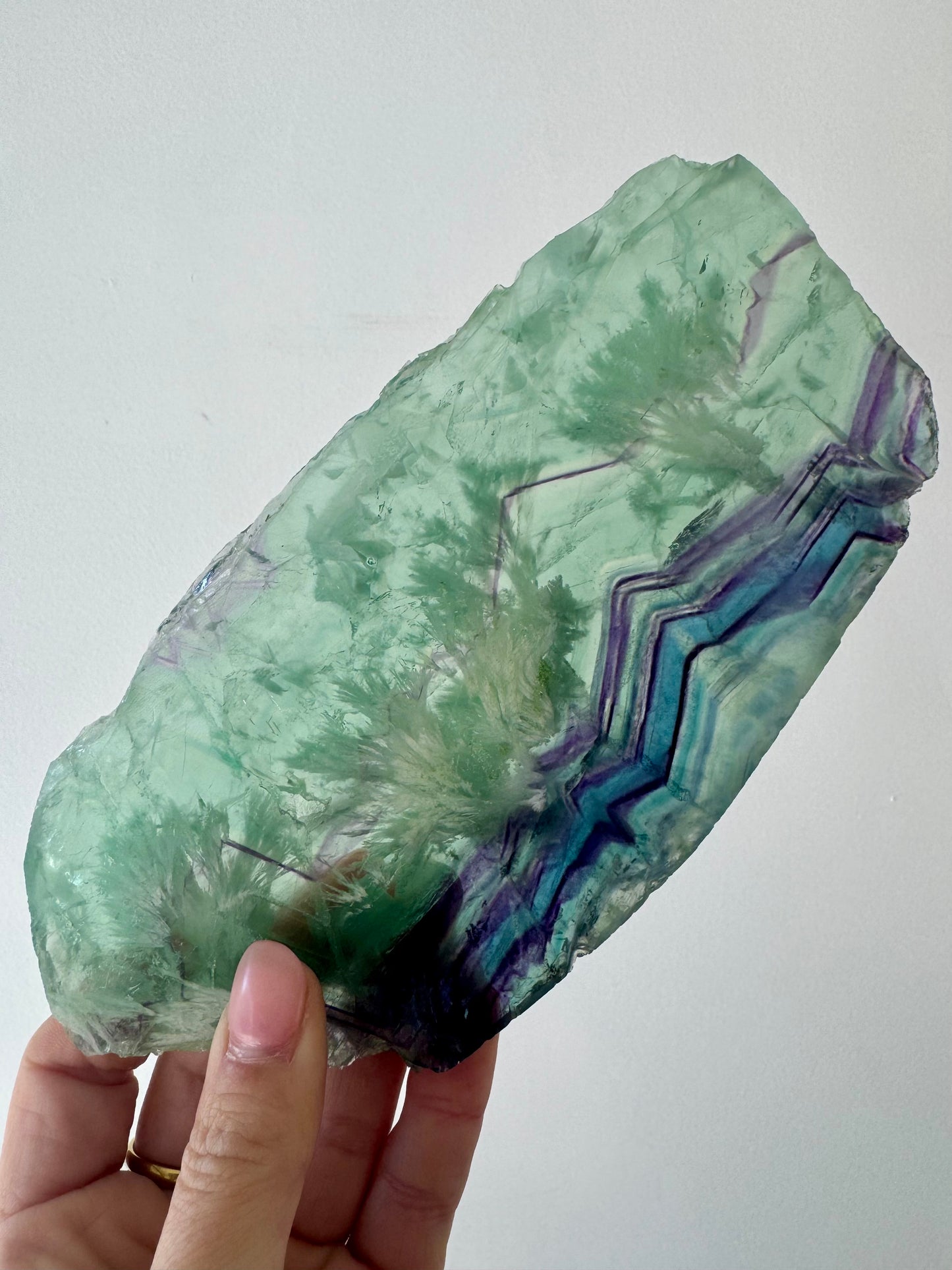 Rainbow Fluorite Slab