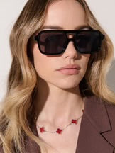 Paris Aviator Sunglasses in Black