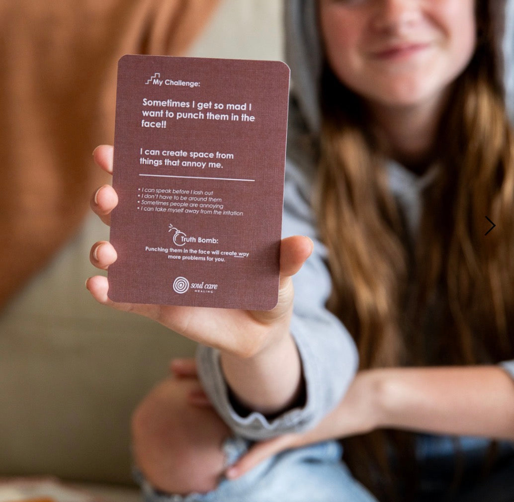 Soul care healing - empowerment cards for teens