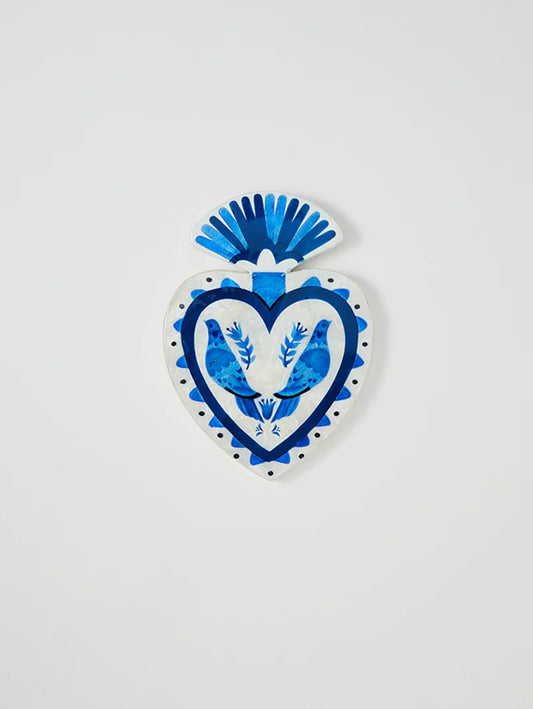 PAJARO HEART BLUE