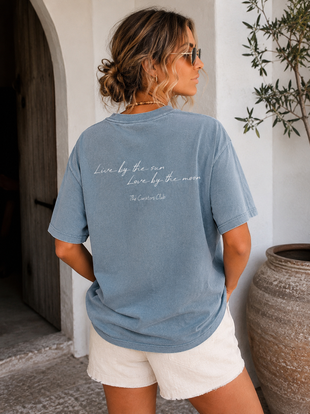 Live by the sun 🌞, Love by the moon 🌙 tee
