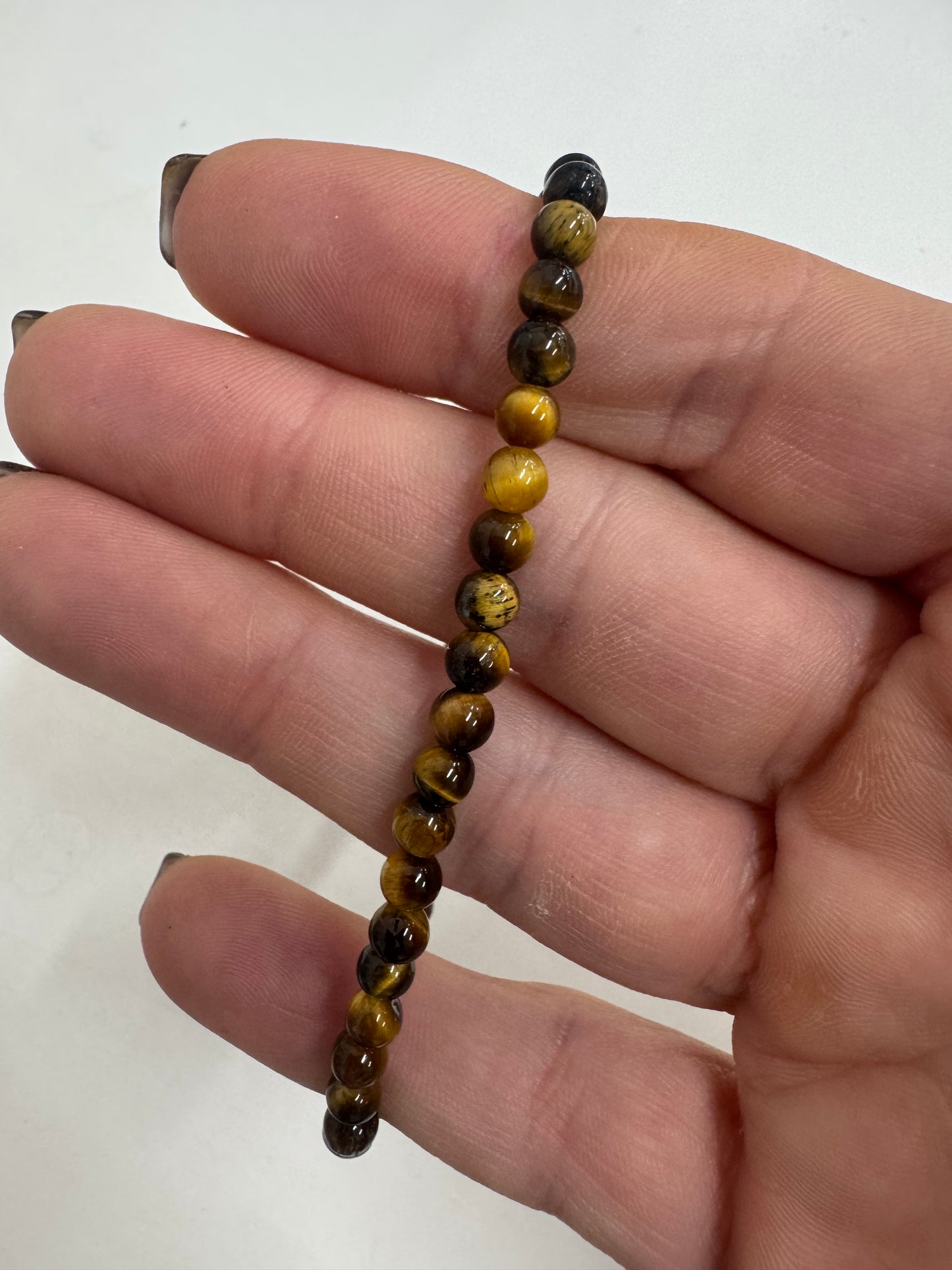 4mm Beaded Crystal Bracelet