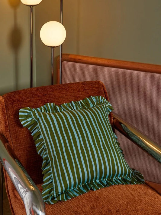 Stokes Ruffle Cushion